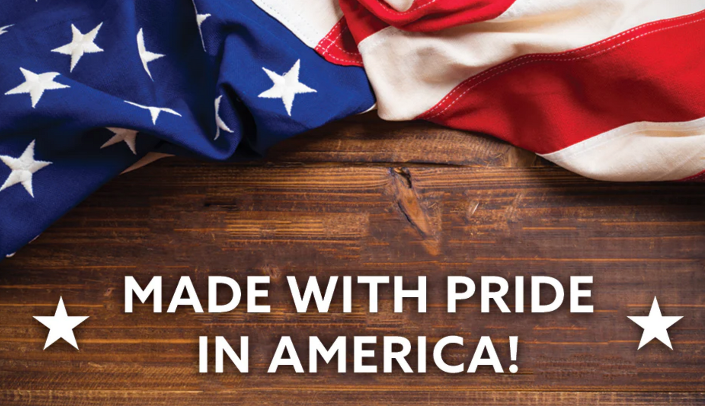 Made with pride in America