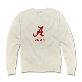 Alabama Class of 2024 Ivory and Red Sweater by M.LaHart Shot #1
