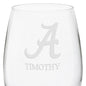 Alabama Red Wine Glasses - Set of 2 Shot #3