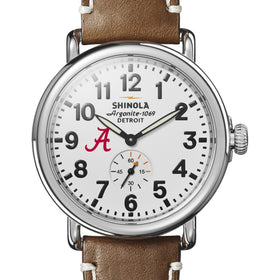 Alabama Shinola Watch, The Runwell 41mm White Dial Shot #1