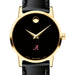 Alabama Women's Movado Gold Museum Classic Leather
