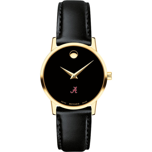 Alabama Women&#39;s Movado Gold Museum Classic Leather Shot #2
