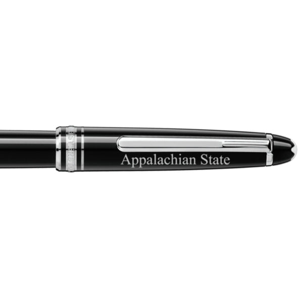 Appalachian State Montblanc Meisterstück Classique Rollerball Pen in Platinum Shot #2