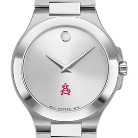 ASU Men&#39;s Movado Collection Stainless Steel Watch with Silver Dial Shot #1