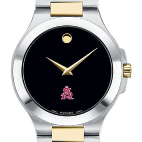 ASU Men&#39;s Movado Collection Two-Tone Watch with Black Dial Shot #1