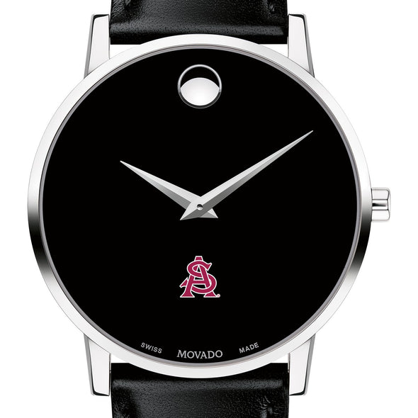 ASU Men&#39;s Movado Museum with Leather Strap Shot #1