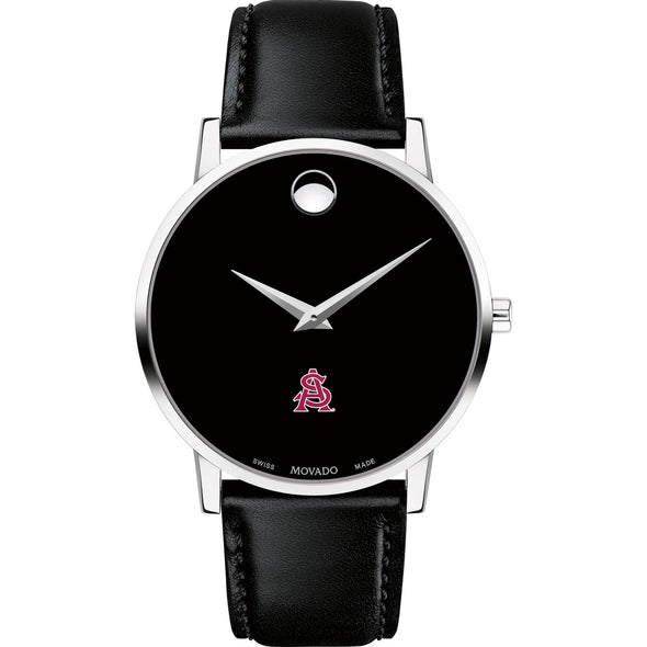 ASU Men&#39;s Movado Museum with Leather Strap Shot #2