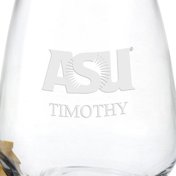 ASU Stemless Wine Glasses - Set of 2 Shot #3