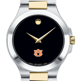 Auburn Men&#39;s Movado Collection Two-Tone Watch with Black Dial Shot #1