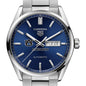 Auburn Men's TAG Heuer Carrera with Blue Dial & Day-Date Window Shot #1