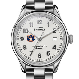 Auburn University Shinola Watch, The Vinton 38 mm Alabaster Dial at M.LaHart &amp; Co. Shot #1