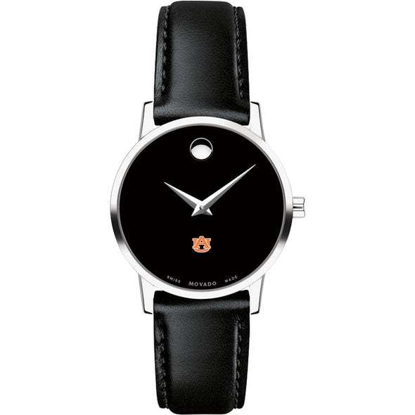 Auburn Women&#39;s Movado Museum with Leather Strap Shot #2