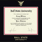 Ball State Diploma Frame, the Fidelitas Shot #2