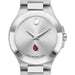 Ball State Women's Movado Collection Stainless Steel Watch with Silver Dial