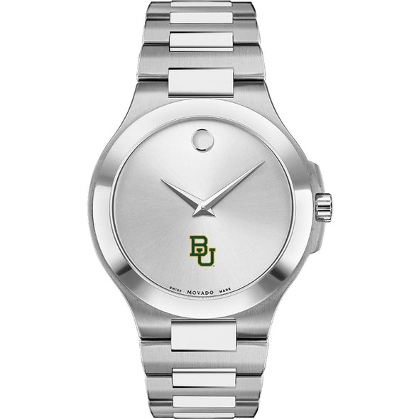 Baylor Men&#39;s Movado Collection Stainless Steel Watch with Silver Dial Shot #2
