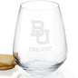 Baylor Stemless Wine Glasses - Set of 2 Shot #2