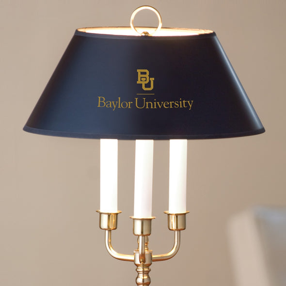 Baylor University Lamp in Brass &amp; Marble Shot #2