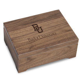 Baylor University Solid Walnut Desk Box Shot #1