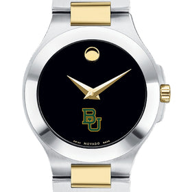 Baylor Women&#39;s Movado Collection Two-Tone Watch with Black Dial Shot #1