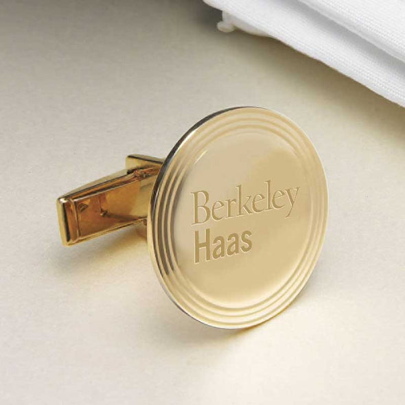 Berkeley Haas 18K Gold Cufflinks Shot #2