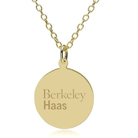 Berkeley Haas 18K Gold Pendant &amp; Chain Shot #1