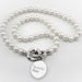 Berkeley Haas Pearl Necklace with Sterling Silver Charm