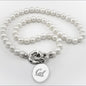 Berkeley Pearl Necklace with Sterling Silver Charm Shot #1