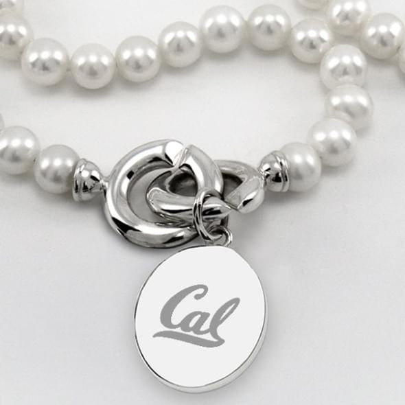 Berkeley Pearl Necklace with Sterling Silver Charm Shot #2