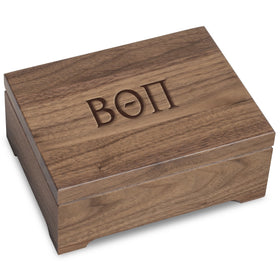 Beta Theta Pi Solid Walnut Desk Box Shot #1