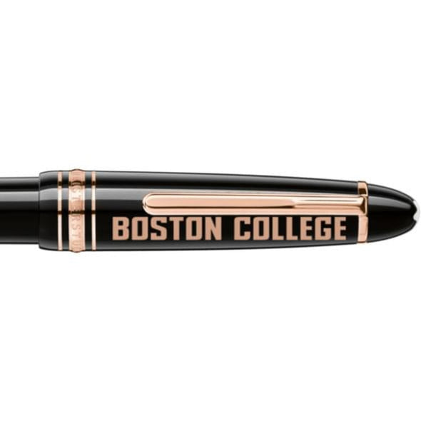 Boston College Montblanc Meisterstück LeGrand Ballpoint Pen in Red Gold Shot #2