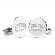 Boston University Cufflinks in Sterling Silver Shot #1
