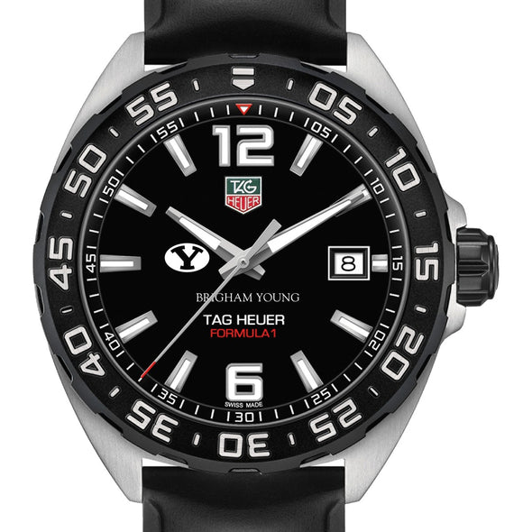 Brigham Young University Men&#39;s TAG Heuer Formula 1 with Black Dial Shot #1