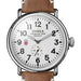 Brown Shinola Watch, The Runwell 47 mm White Dial