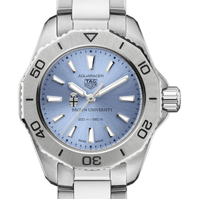 Brown Women&#39;s TAG Heuer Steel Aquaracer with Blue Sunray Dial Shot #1