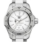 Brown Women's TAG Heuer Steel Aquaracer with Silver Dial Shot #1