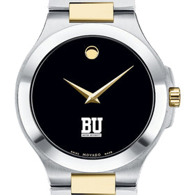 BU Men&#39;s Movado Collection Two-Tone Watch with Black Dial Shot #1