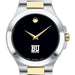 BU Men's Movado Collection Two-Tone Watch with Black Dial