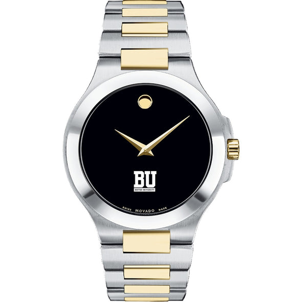 BU Men&#39;s Movado Collection Two-Tone Watch with Black Dial Shot #2