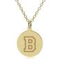 Bucknell 14K Gold Pendant & Chain Shot #1