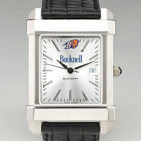 Bucknell Men&#39;s Collegiate Watch with Leather Strap Shot #1