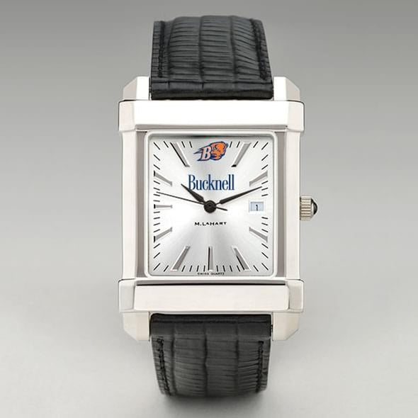 Bucknell Men&#39;s Collegiate Watch with Leather Strap Shot #2