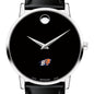 Bucknell Men's Movado Museum with Leather Strap Shot #1