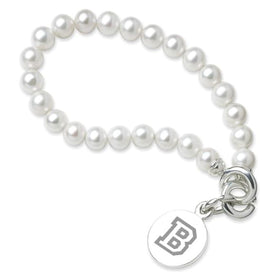 Bucknell Pearl Bracelet with Sterling Silver Charm Shot #1