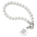Bucknell Pearl Bracelet with Sterling Silver Charm