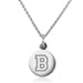 Bucknell University Necklace with Charm in Sterling Silver