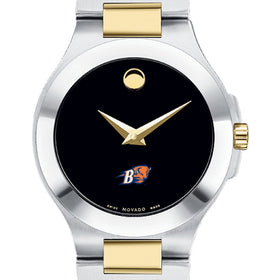 Bucknell Women&#39;s Movado Collection Two-Tone Watch with Black Dial Shot #1