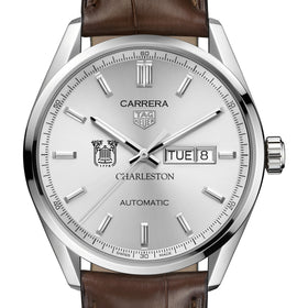 Charleston Men&#39;s TAG Heuer Automatic Day/Date Carrera with Silver Dial Shot #1