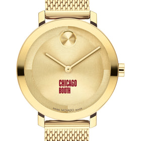 Chicago Booth Women&#39;s Movado Bold Gold with Mesh Bracelet Shot #1