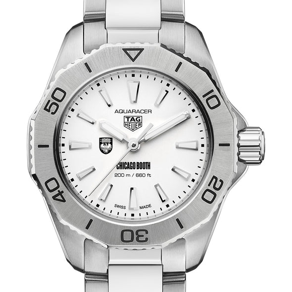 Chicago Booth Women&#39;s TAG Heuer Steel Aquaracer with Silver Dial Shot #1