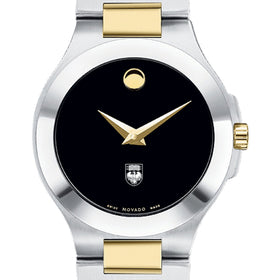 Chicago Women&#39;s Movado Collection Two-Tone Watch with Black Dial Shot #1